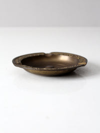mid-century brass Korea ashtray