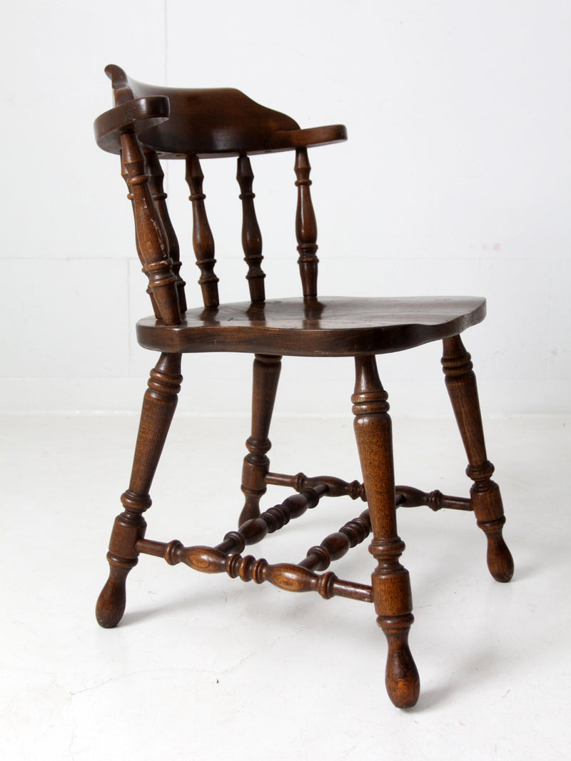 vintage Richardson Brothers Company oak dining chairs set of 4