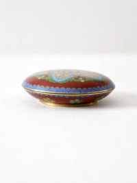vintage cloisonne trinket box