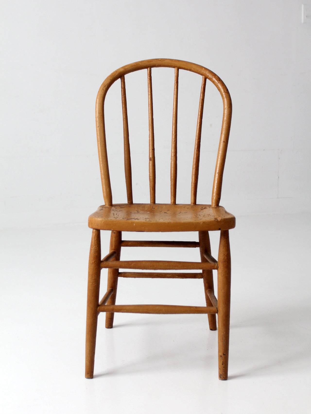 antique Windsor bow back farmhouse chair