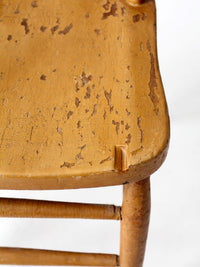 antique Windsor bow back farmhouse chair