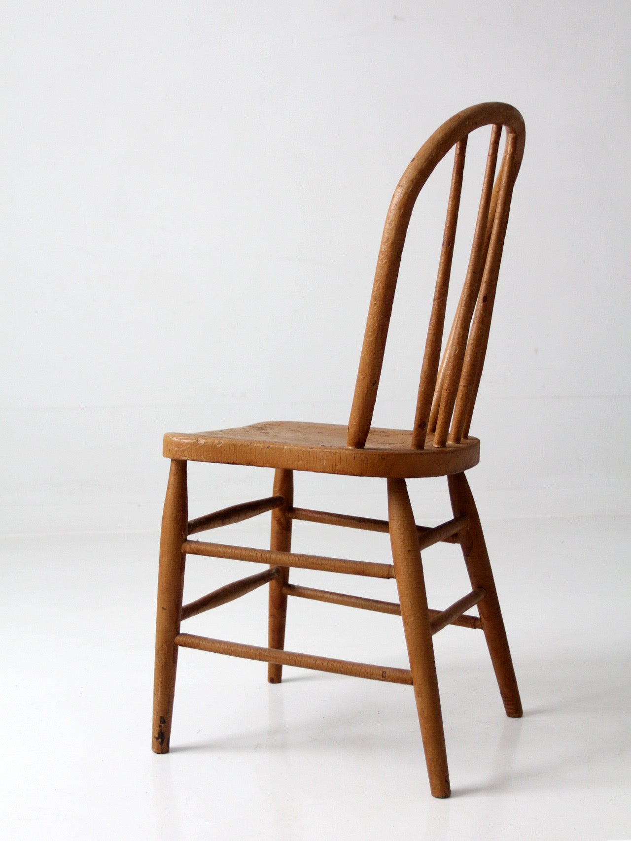 antique Windsor bow back farmhouse chair