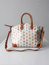 vintage Dooney & Bourke rainbow DB 1975 satchel bag