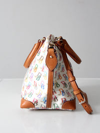 vintage Dooney & Bourke rainbow DB 1975 satchel bag