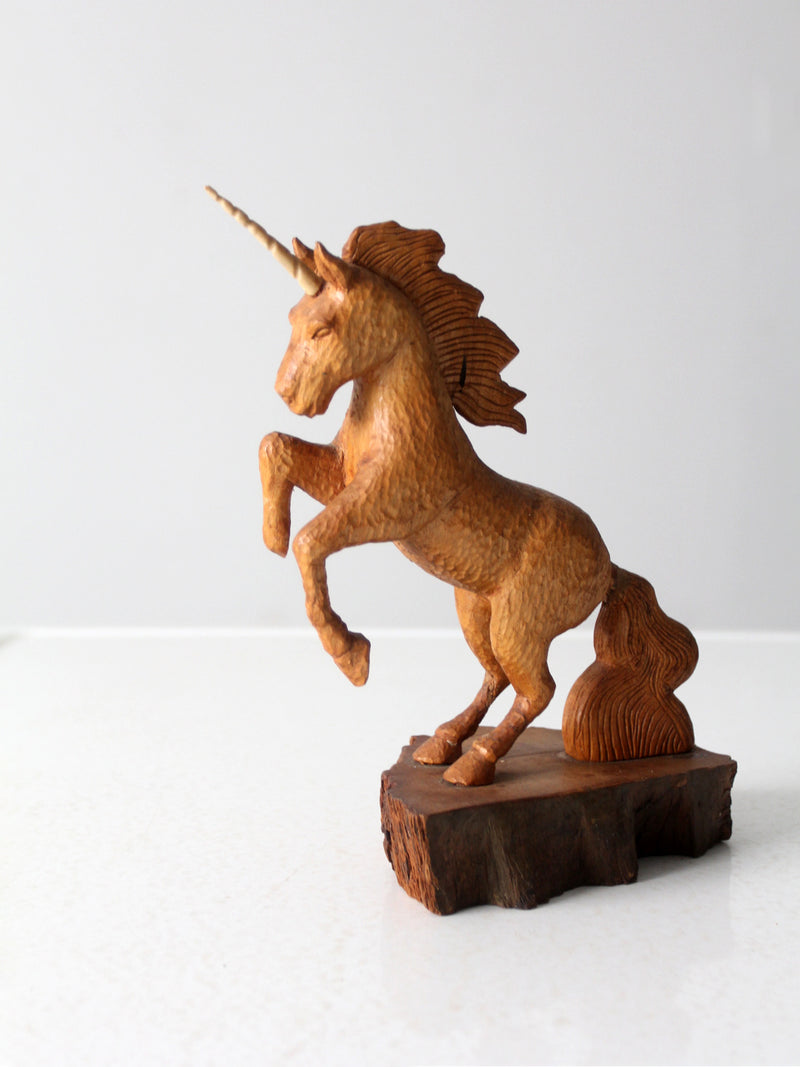 vintage folk art unicorn