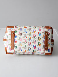 vintage Dooney & Bourke rainbow DB 1975 satchel bag