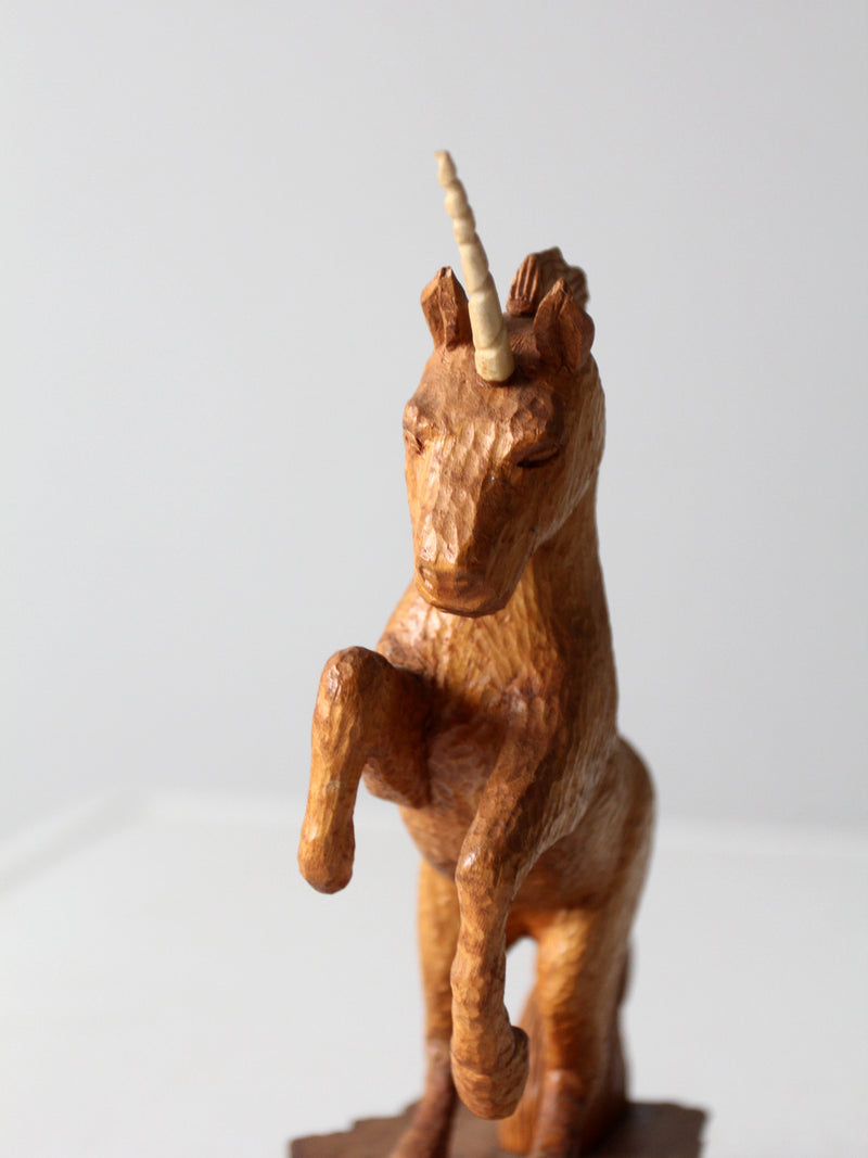 vintage folk art unicorn