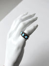 vintage sterling silver and turquoise ring