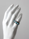 vintage sterling silver and turquoise ring