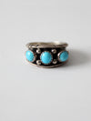 vintage sterling silver and turquoise ring