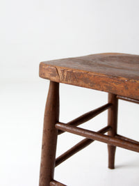 antique Windsor bow back spindle chair