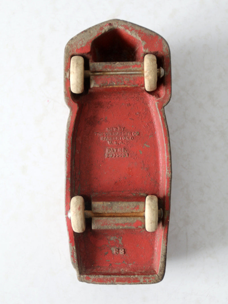 vintage 1930's Sun Rubber toy truck