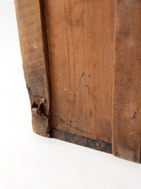 antique wooden trunk base