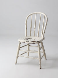 antique painted Windsor bow back chair