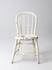 antique painted Windsor bow back chair