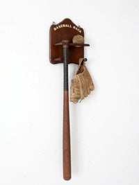 vintage baseball display set