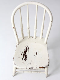 antique painted Windsor bow back chair