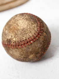 vintage baseball display set