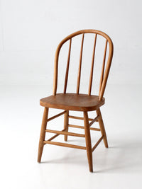 antique Windsor style bow back dining chair