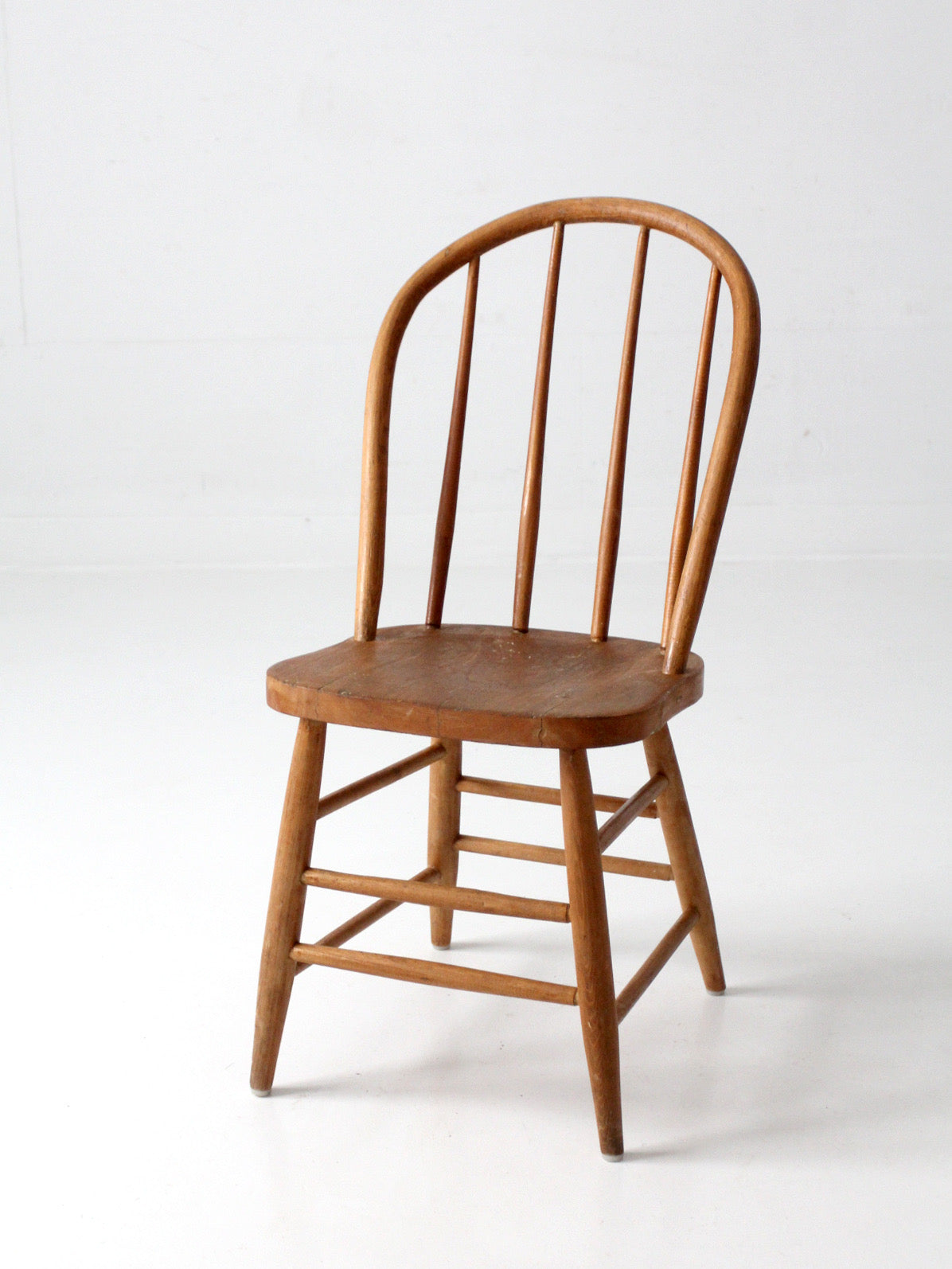 antique Windsor style bow back dining chair