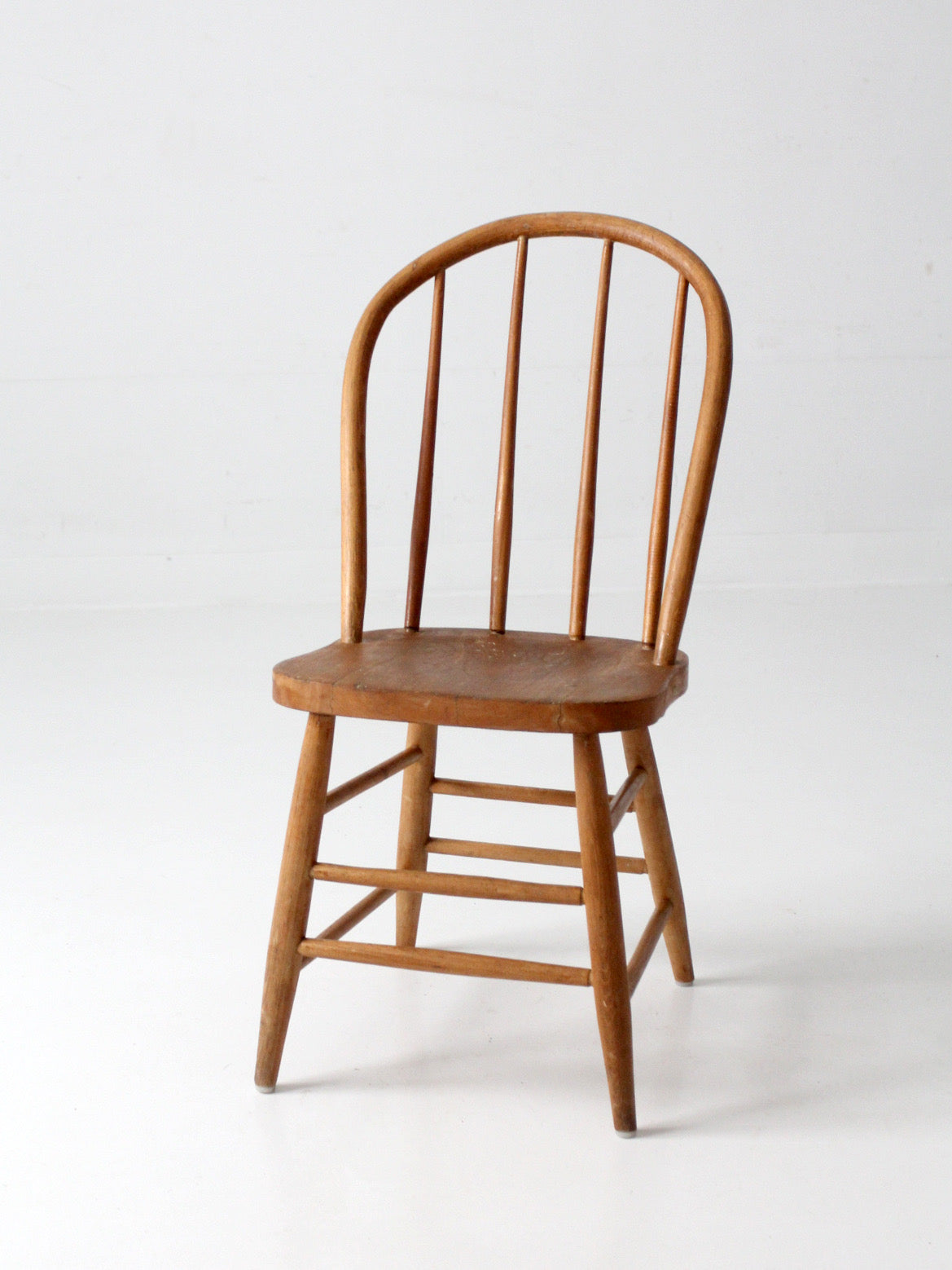 antique Windsor style bow back dining chair