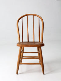 antique Windsor style bow back dining chair
