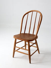 antique Windsor style bow back dining chair