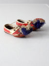 antique children's Greek tsarouchi shoes