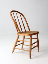 antique Windsor style bow back dining chair