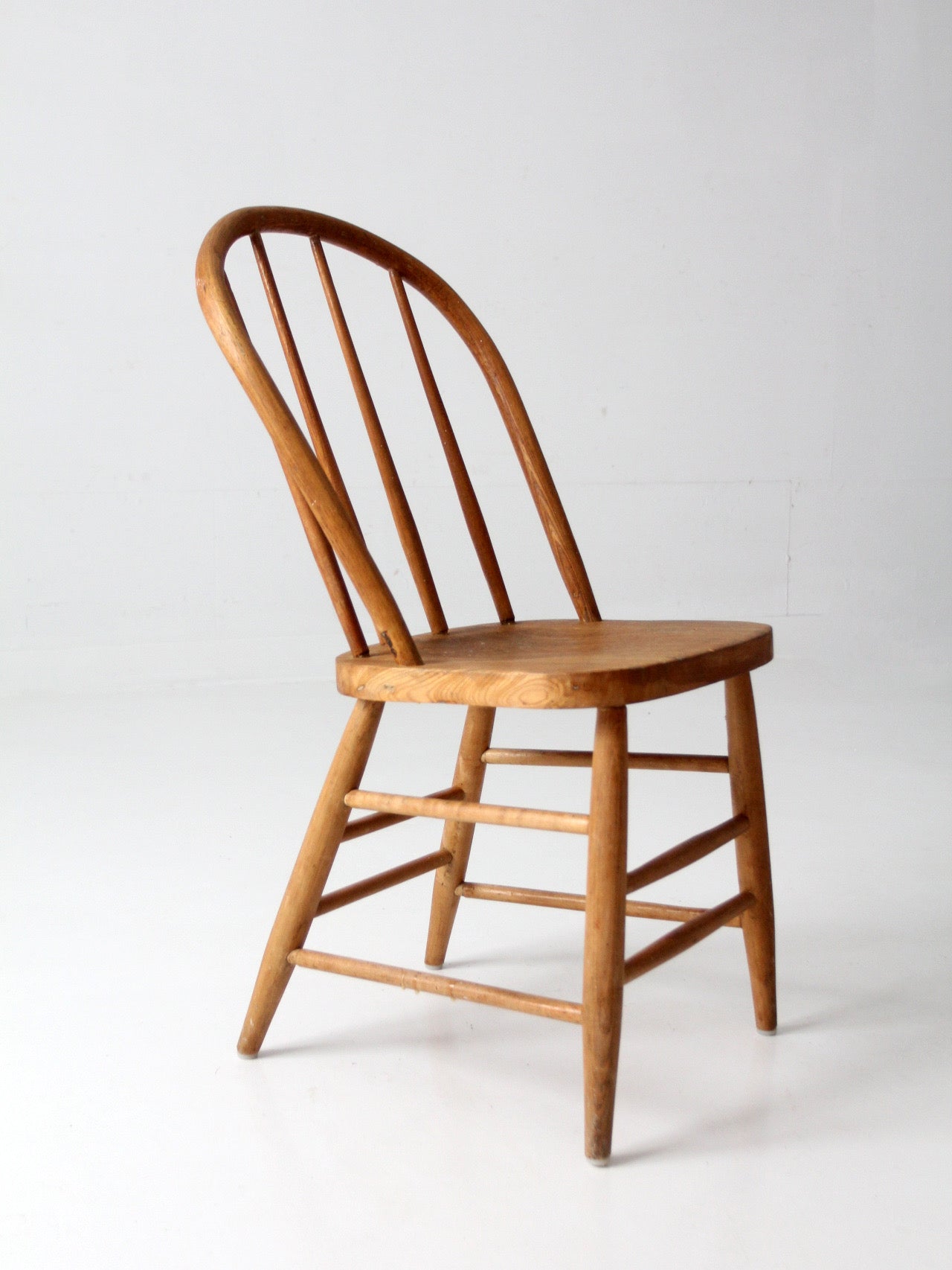 antique Windsor style bow back dining chair
