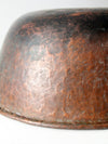 antique hammered copper pot