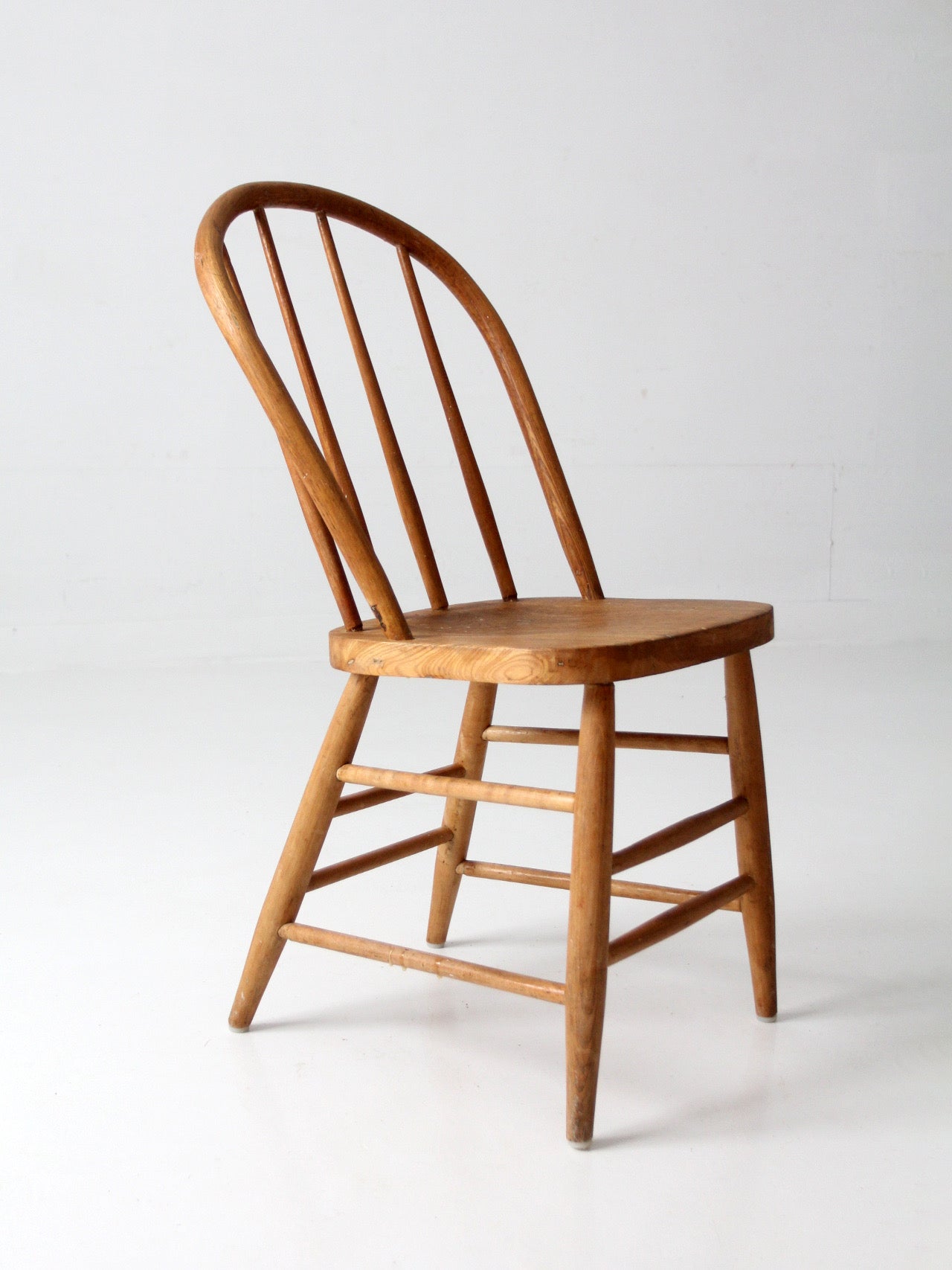 antique Windsor style bow back dining chair