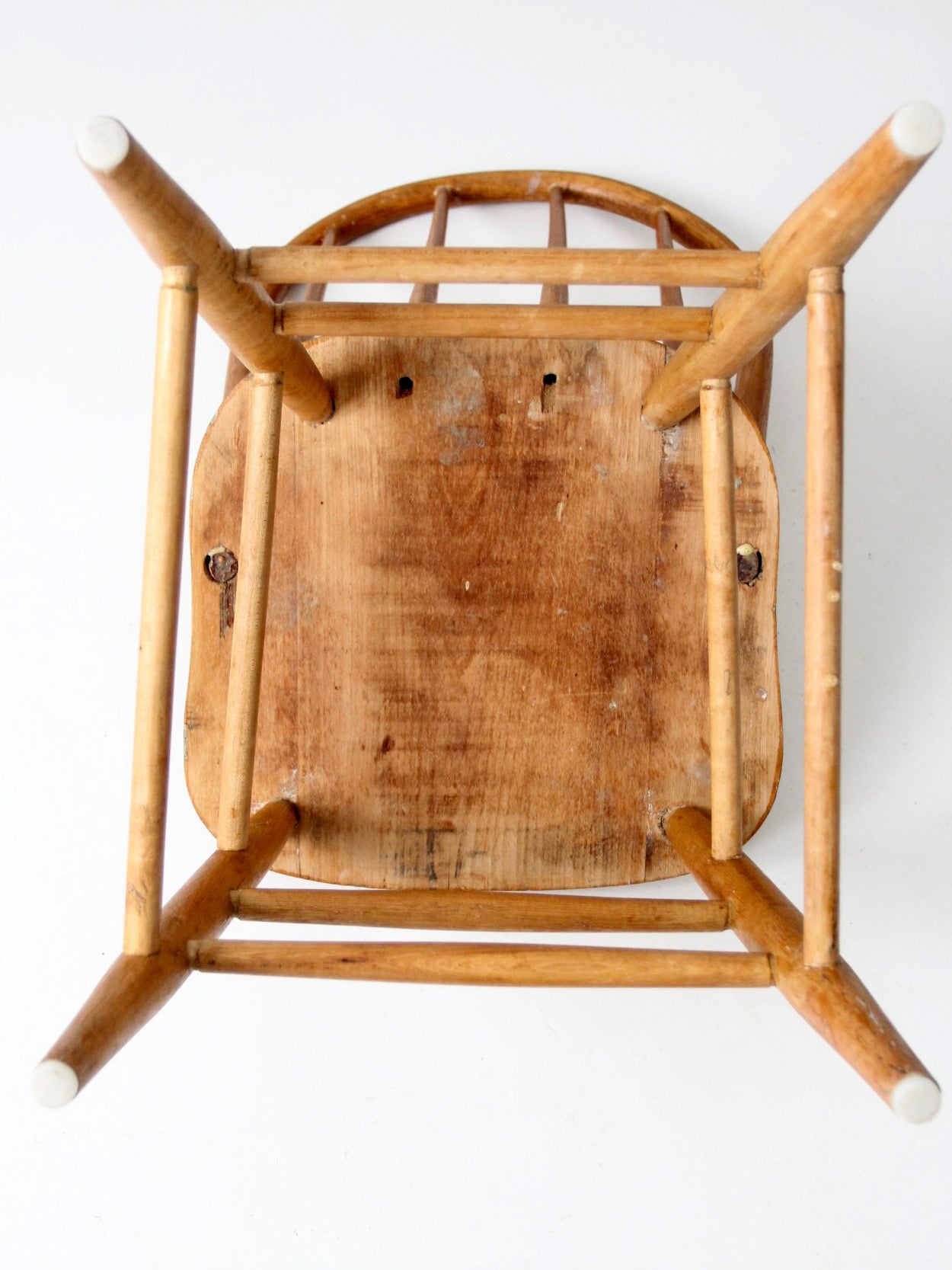 antique Windsor style bow back dining chair
