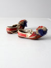 antique children's Greek tsarouchi shoes