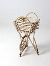 antique Adirondack twig planter table
