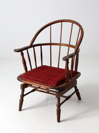 antique Windsor chair with spring seat