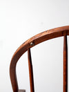 antique Windsor chair with spring seat