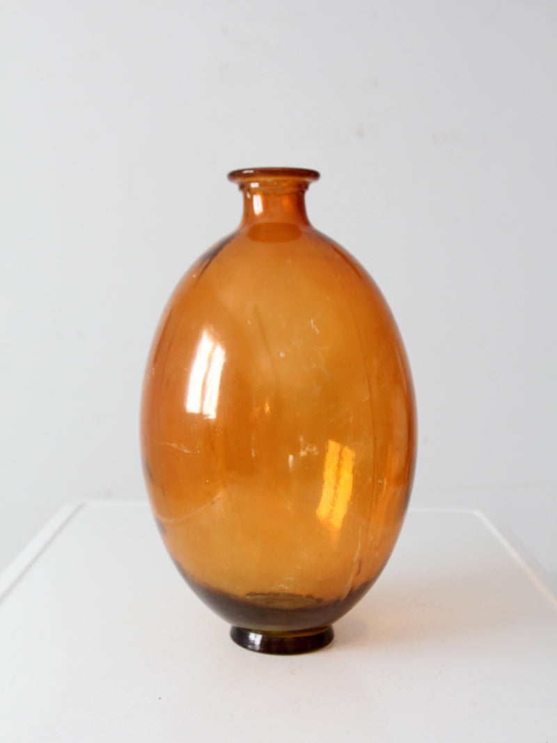 mid-century Spanish glass vase