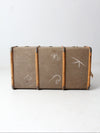 vintage 1950s Cunard Line steamer trunk