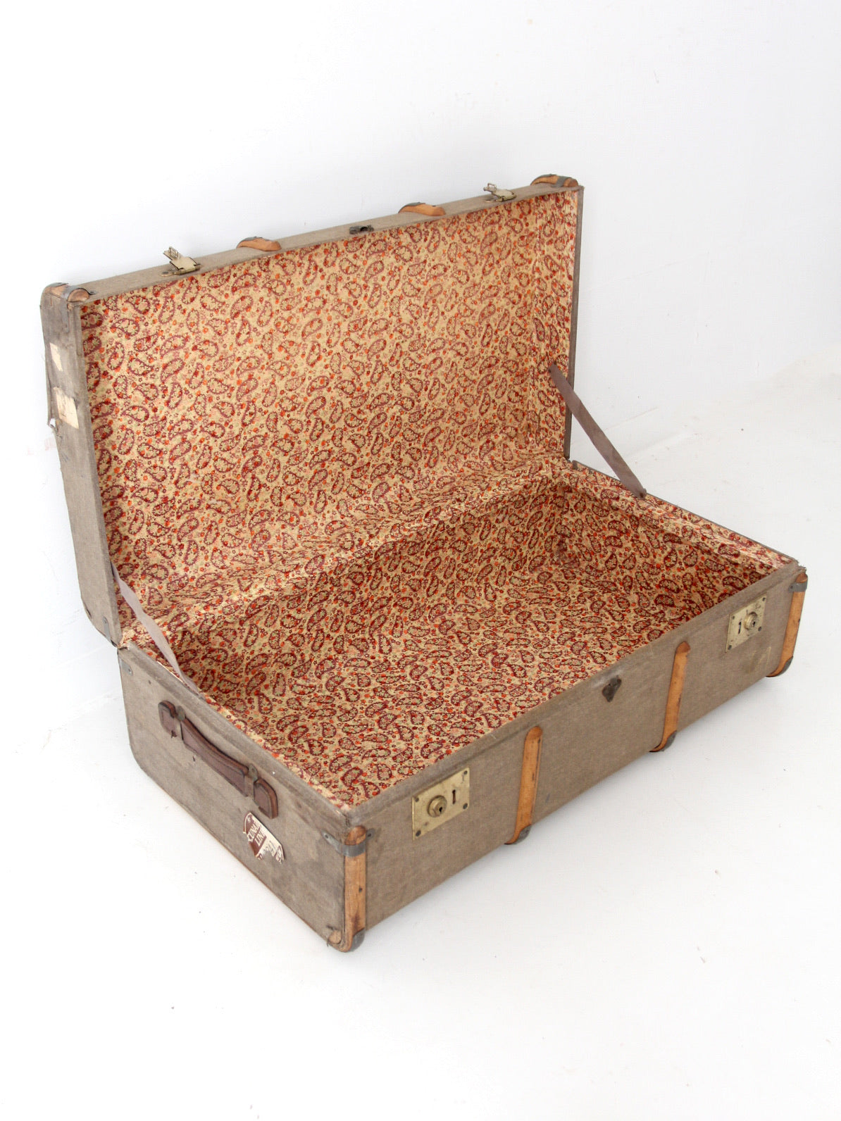 vintage 1950s Cunard Line steamer trunk – 86 Vintage