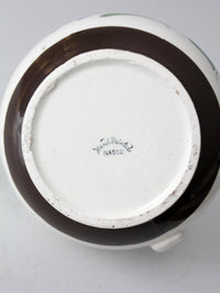 mid-century hand-painted Nasco floral pitcher