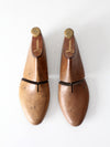 mid-century Jarman wood shoe lasts pair