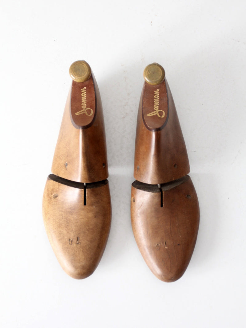 mid-century Jarman wood shoe lasts pair