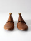 mid-century Jarman wood shoe lasts pair