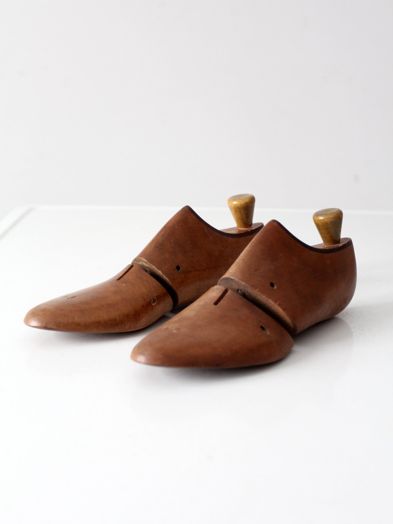 mid-century Jarman wood shoe lasts pair