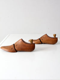 mid-century Jarman wood shoe lasts pair
