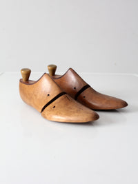 mid-century Jarman wood shoe lasts pair