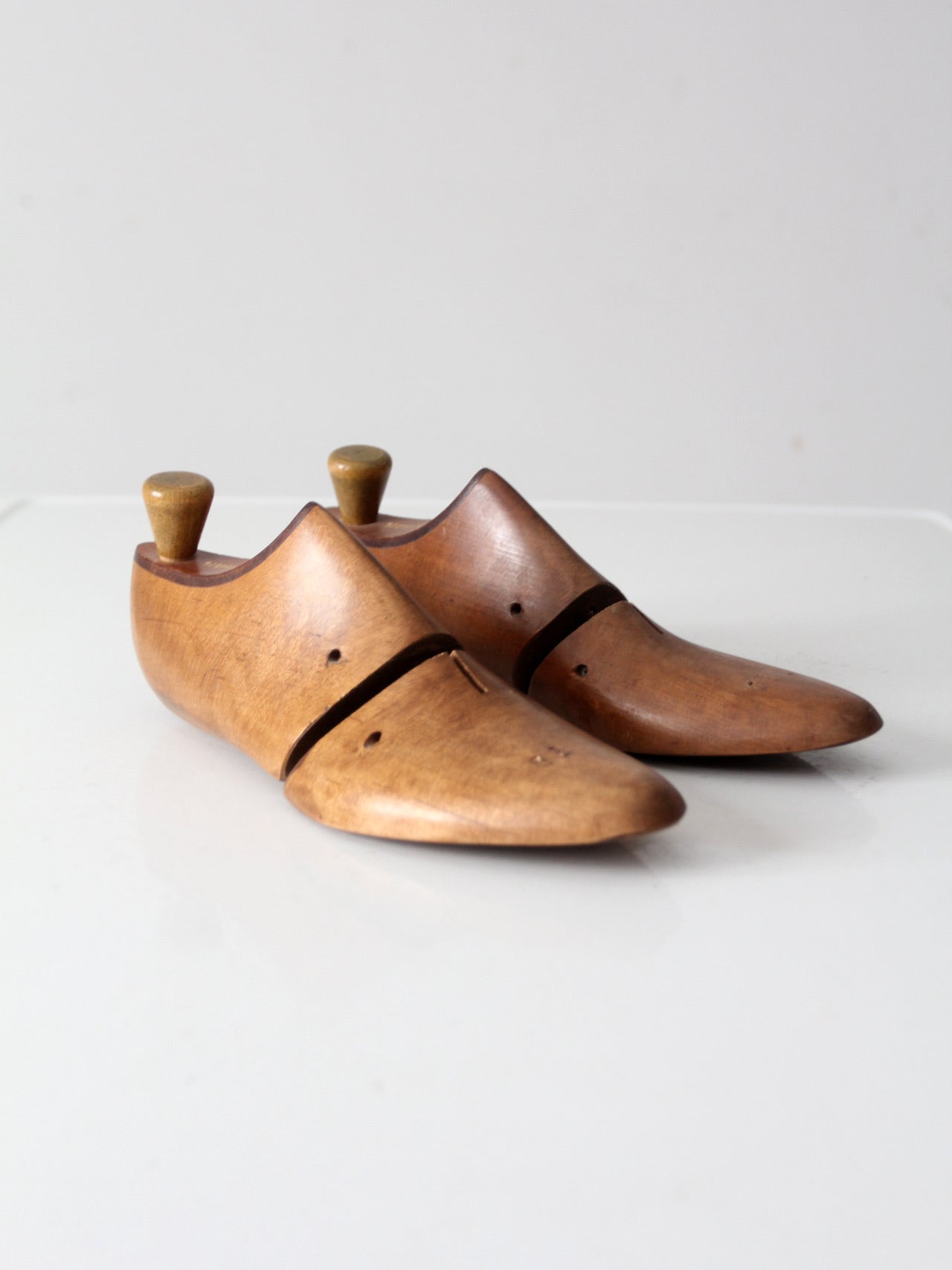 mid-century Jarman wood shoe lasts pair
