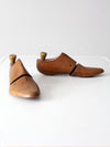 mid-century Jarman wood shoe lasts pair