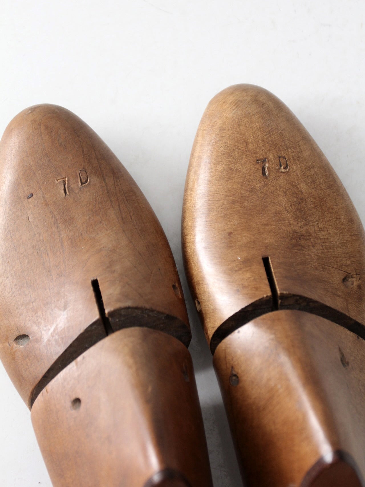 mid-century Jarman wood shoe lasts pair